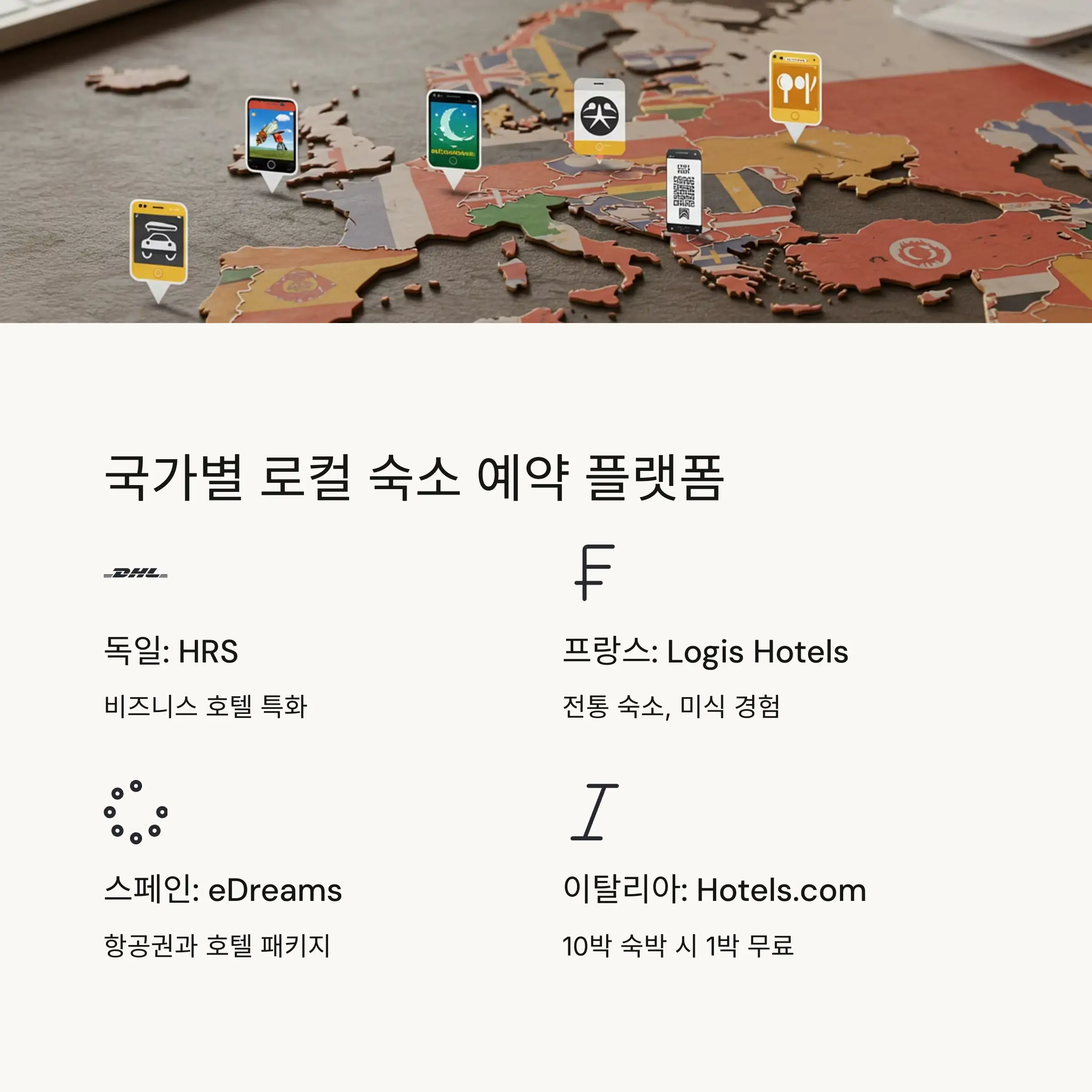 국가별 로컬 숙소 예약 플랫폼