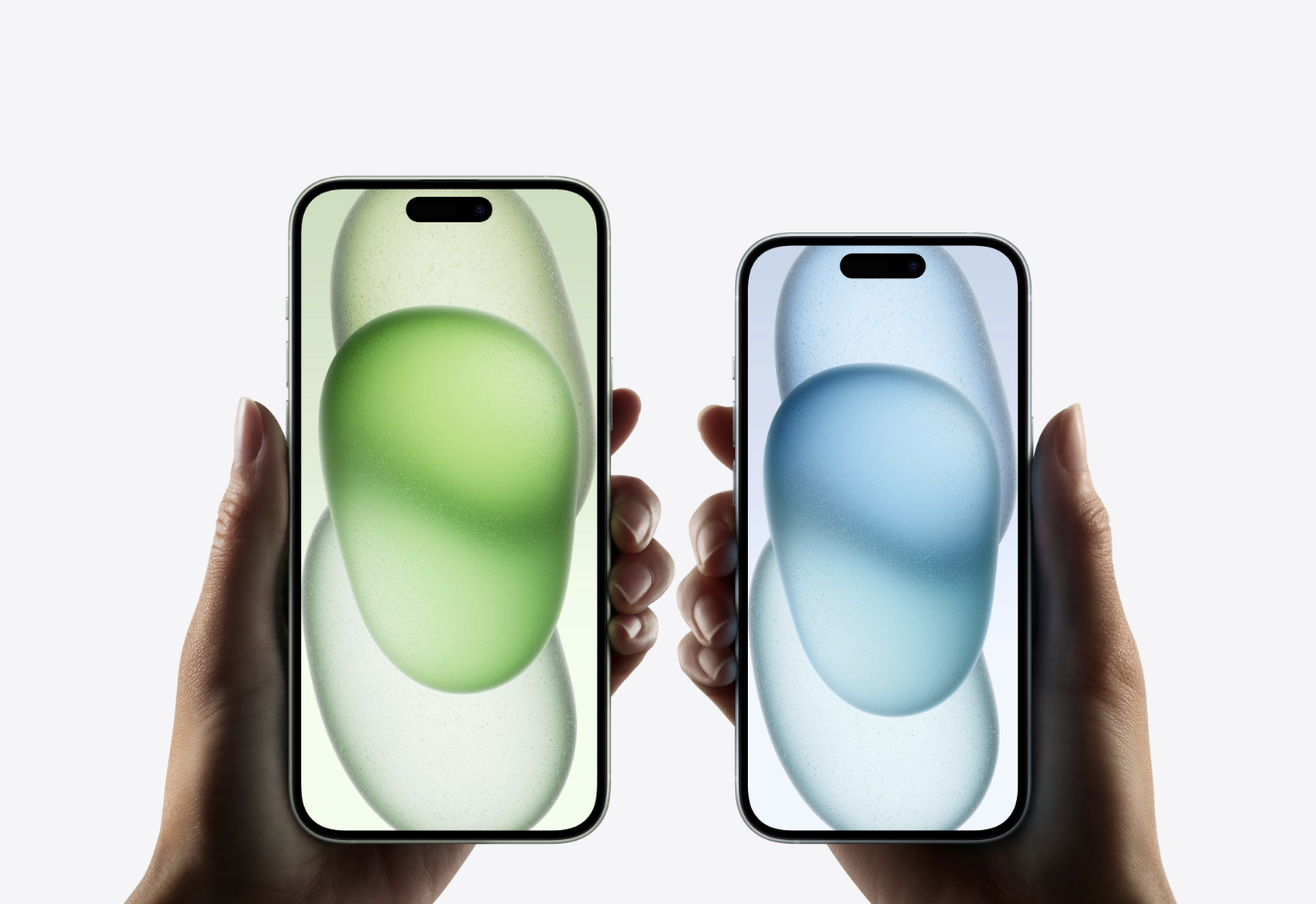 아이폰15와 아이폰15플러스 크기 비교