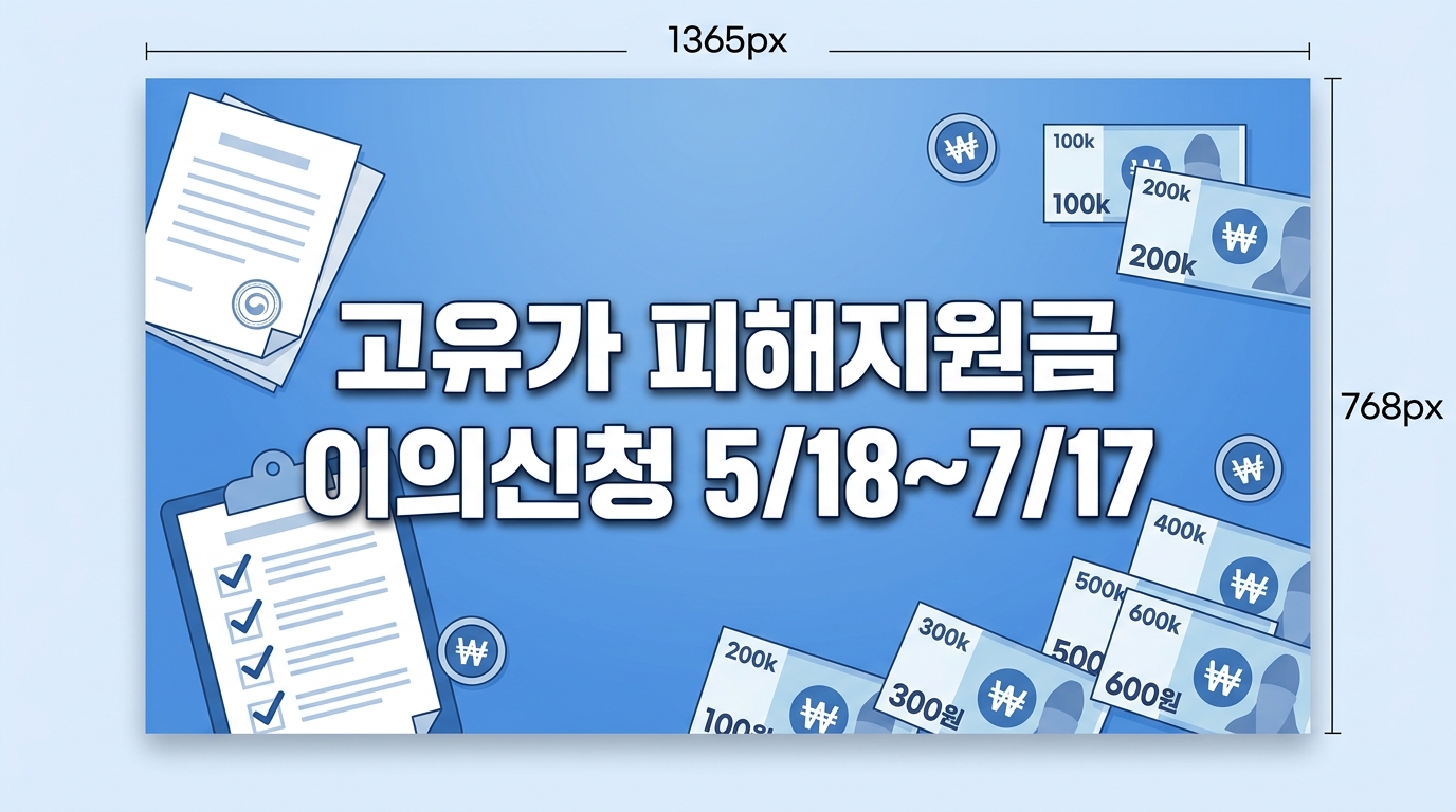 2026 고유가 피해지원금 이의신청 방법 4단계 완벽 가이드 썸네일