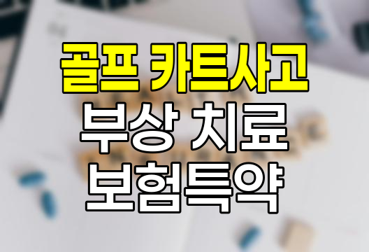 삼성화재 골프 카트사고 부상 치료지원금 특약 심층 분석