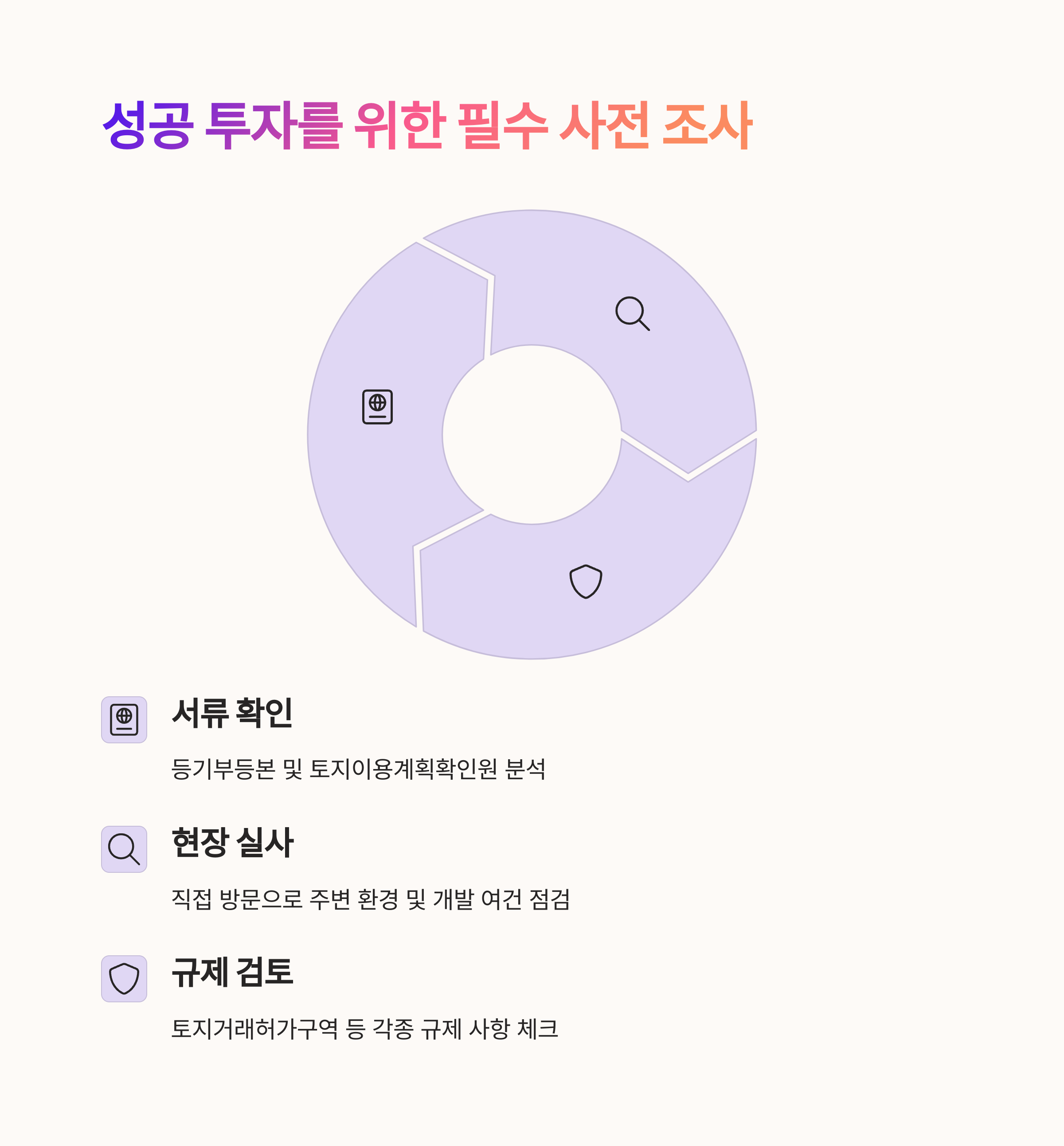 사전조사 철저