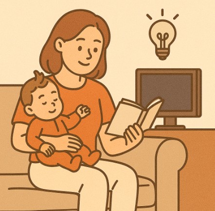 육아와 자기계발 이미지