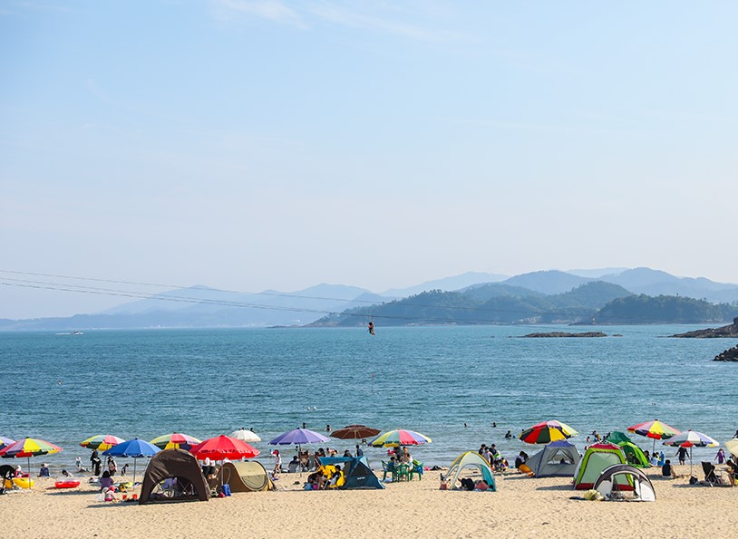남해안 해수욕장 추천 관련 사진