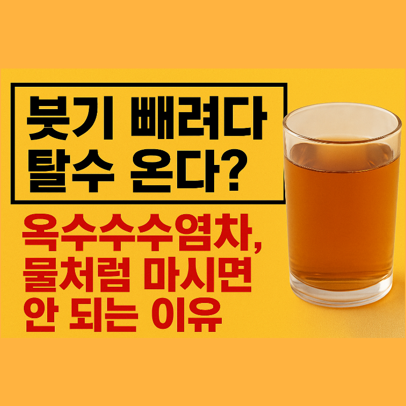 옥수수수염차 효능 부작용