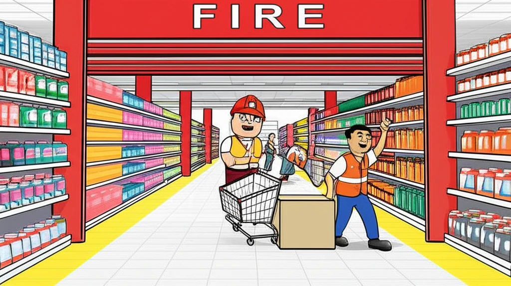 대형마트 화재 예방을 위한 소방안전관..