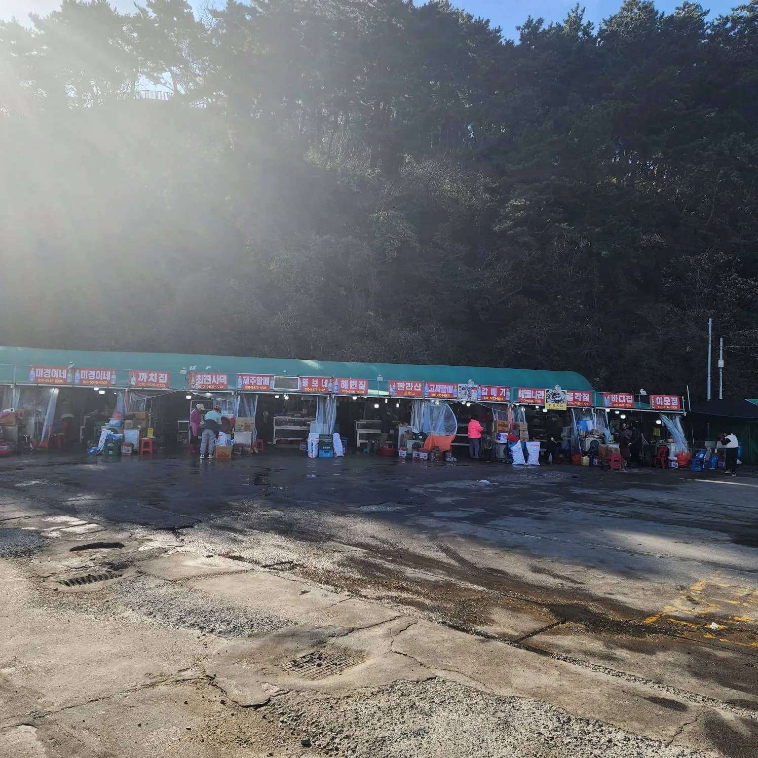 부산 송도 용궁구름다리와 숙이네