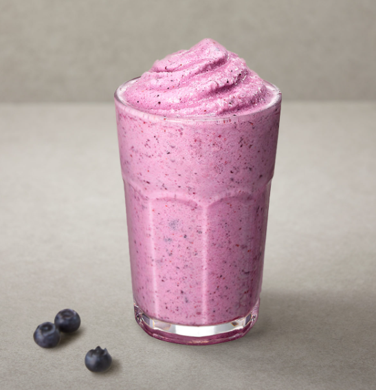 블루베리 요거트 쉐이크