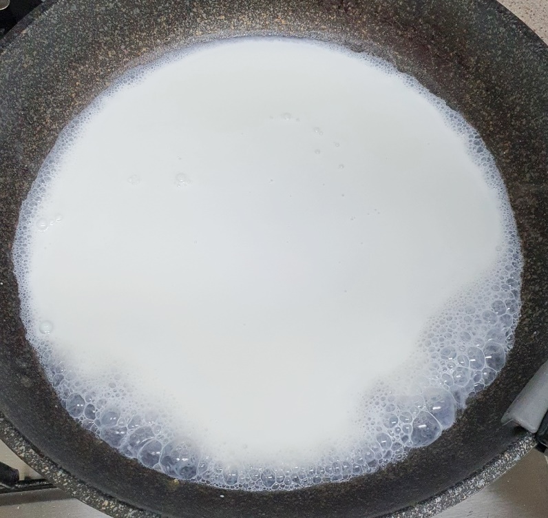 프라이팬-우유-코팅