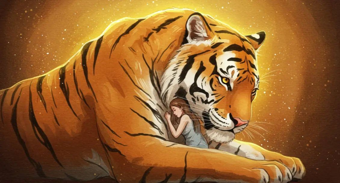 호랑이를 안는 꿈 해몽