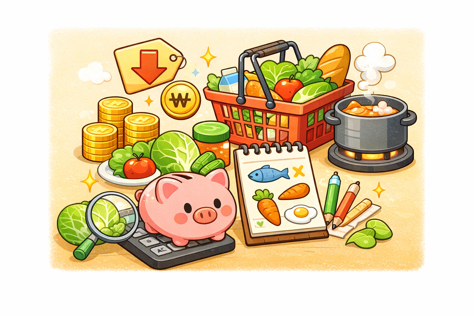 물가 상승기 식비 절약 공식