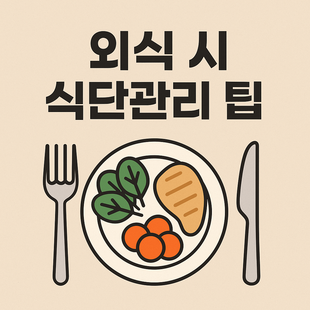 외식 시 식단관리 팁