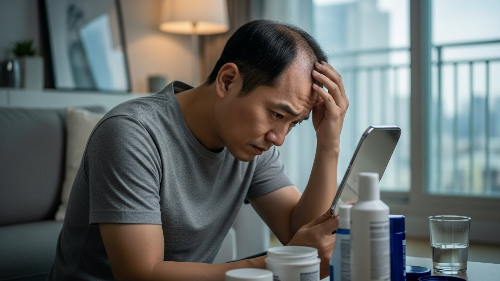 남성 탈모 초기증상 정리 - 이미 시작된 신호 5가지