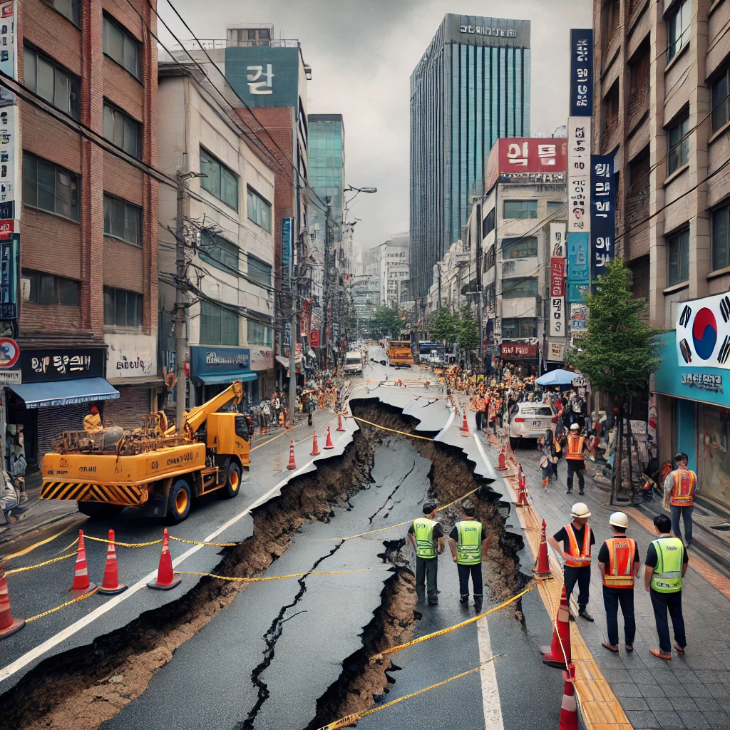 연희동 땅꺼짐 도로 침하 사고