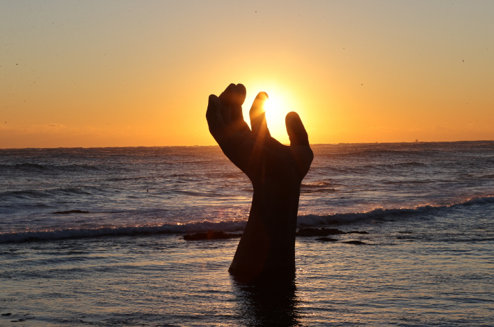 호미곶 상생의 손 일출