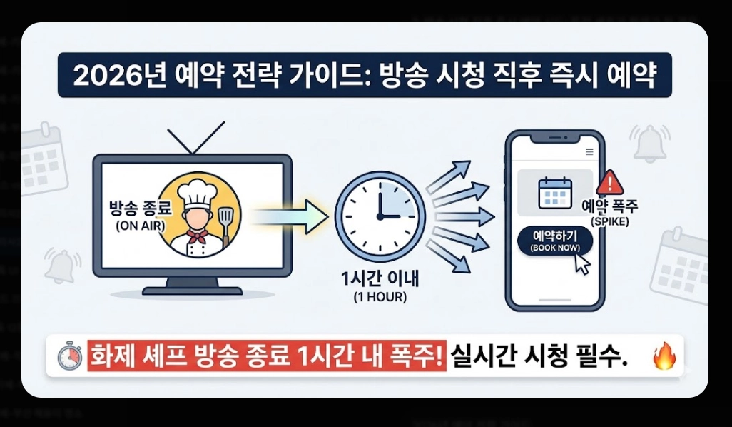흑백요리사2 출연진 총정리 2026년 맛집 예약 전쟁 대비 가이드
