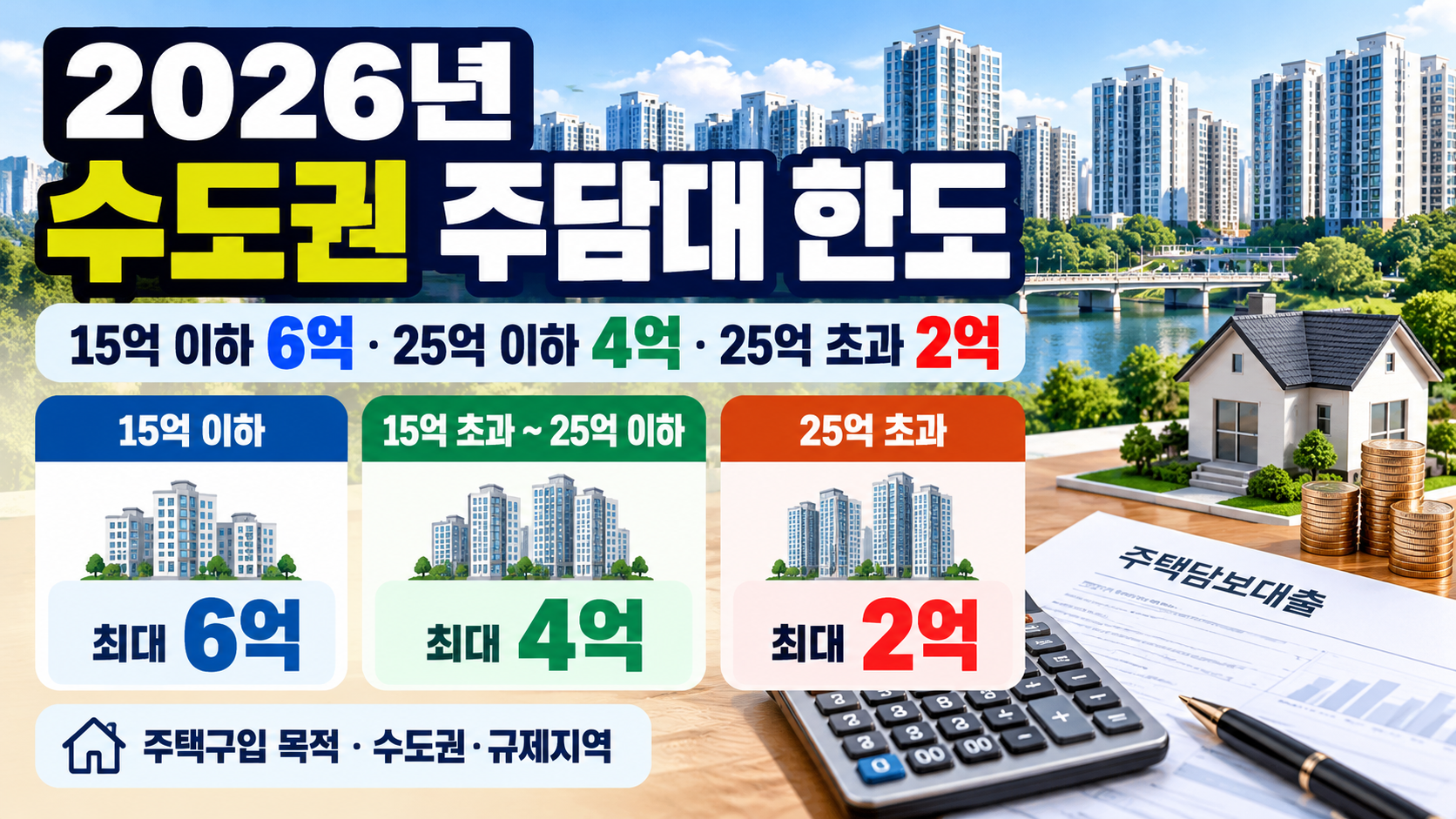 수도권 주담대 한도
