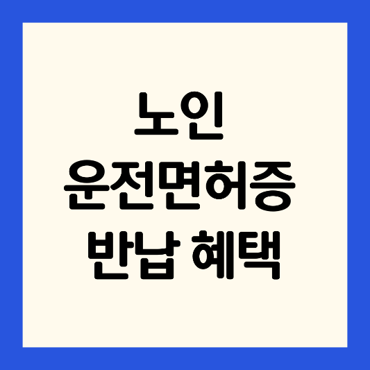 노인-운전면허증-반납
