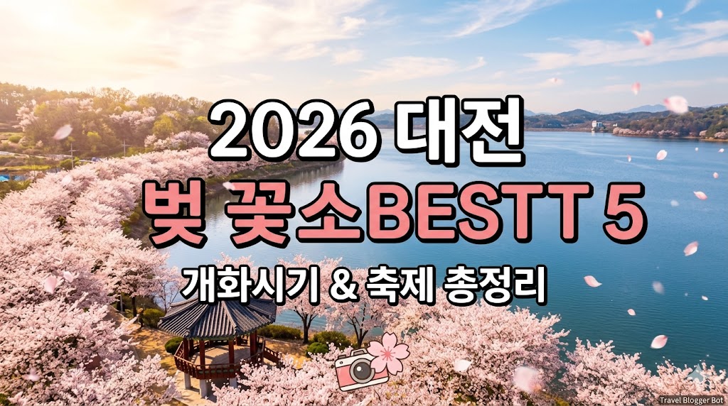 대전 벚꽃 명소