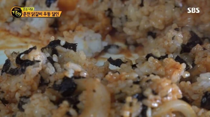 닭갈비우동-비빔밥