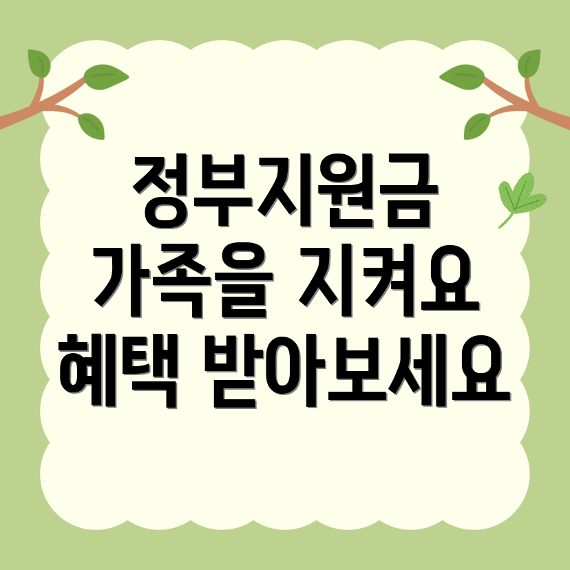 정부지원금