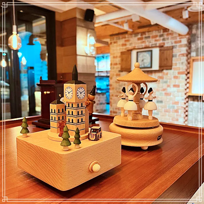 부산, 기장 맛집 나만의 오르골 만들 수 있는 디저트 감성 카페, 와플