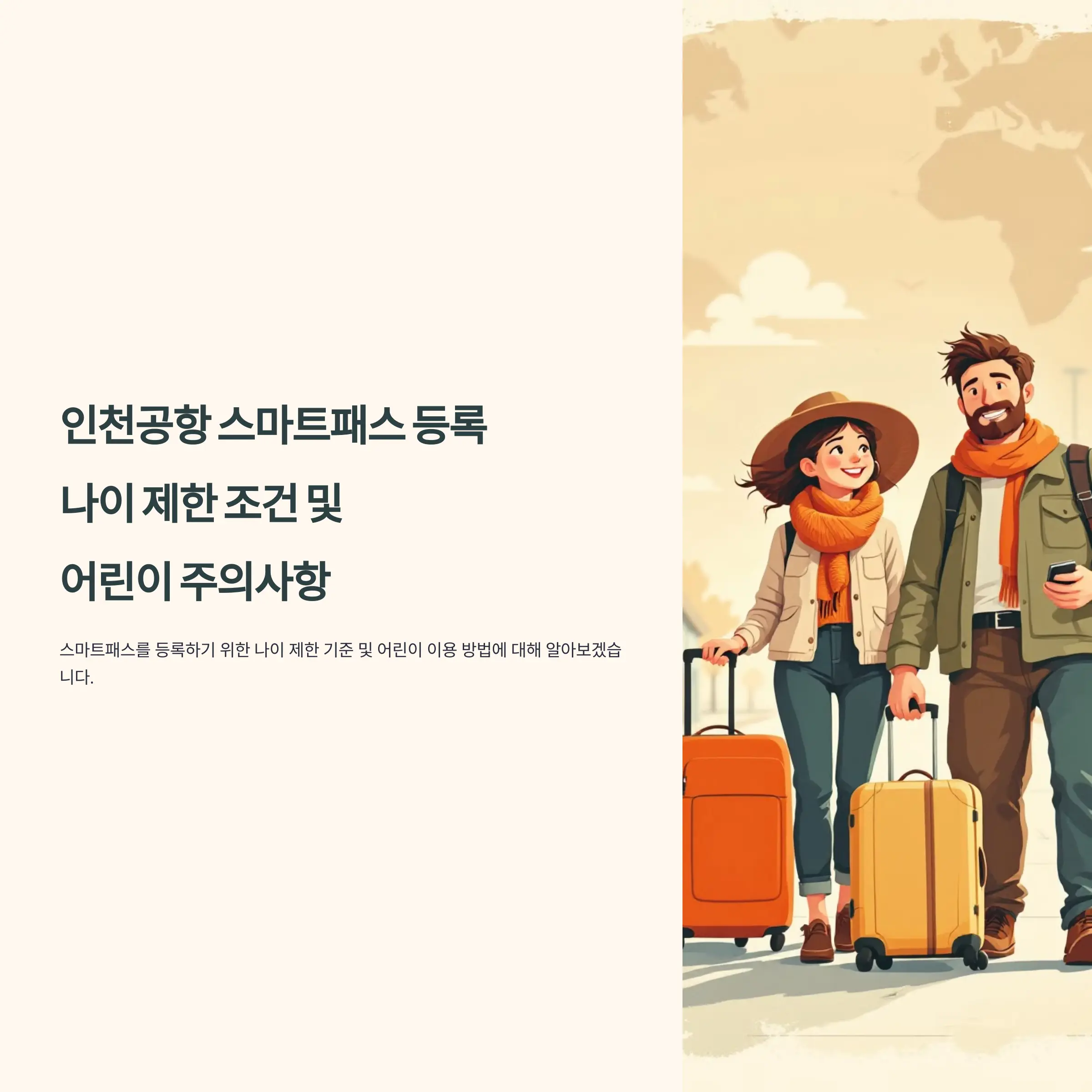 인천공항 스마트패스 나이 제한
