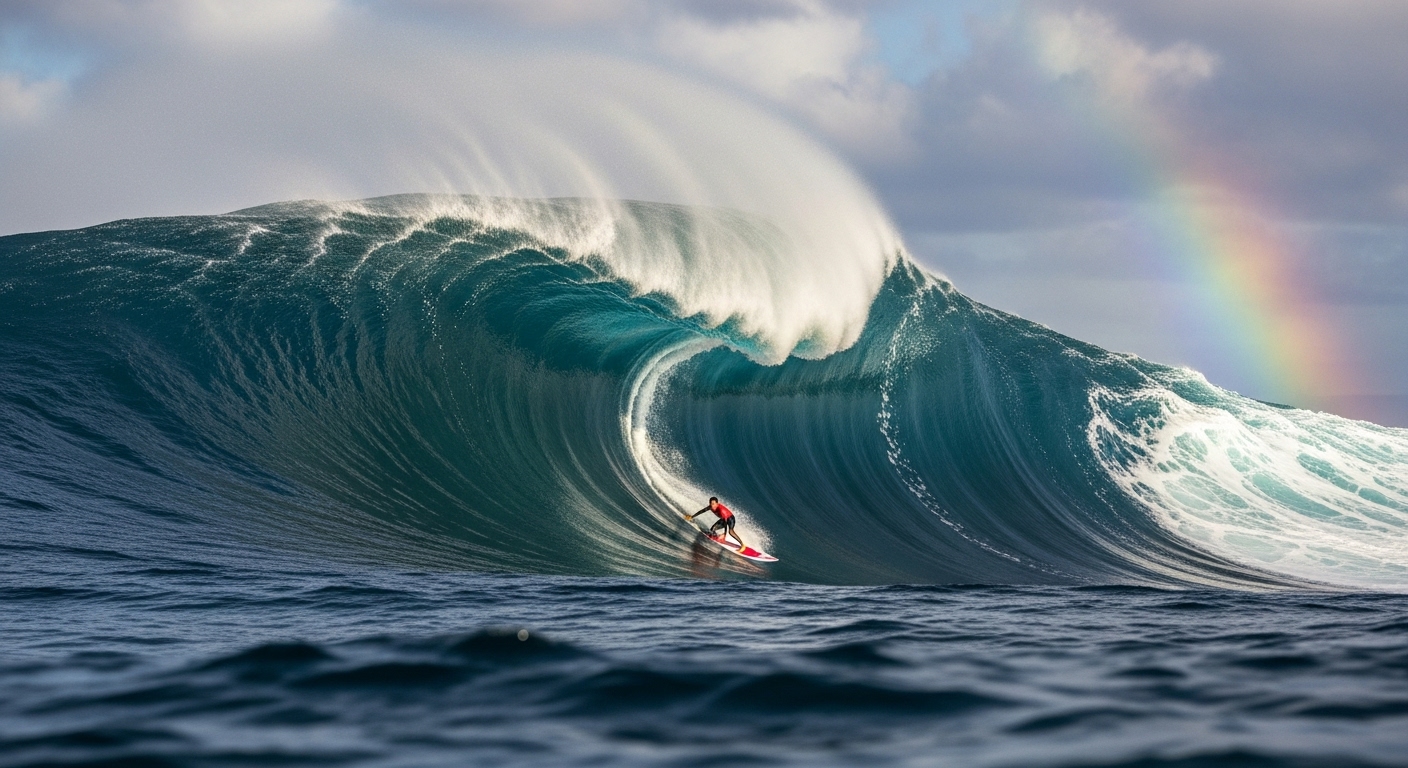 빅 웨이브 서핑