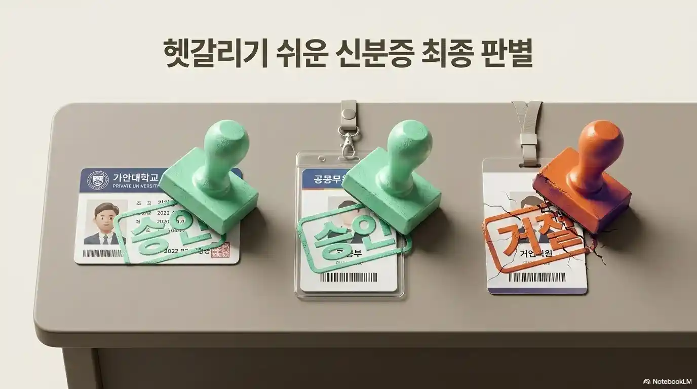 헷갈리기 쉬운 사전투표 신분증 판별법