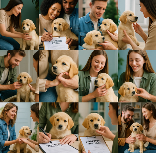 강아지 입앙관련 사진