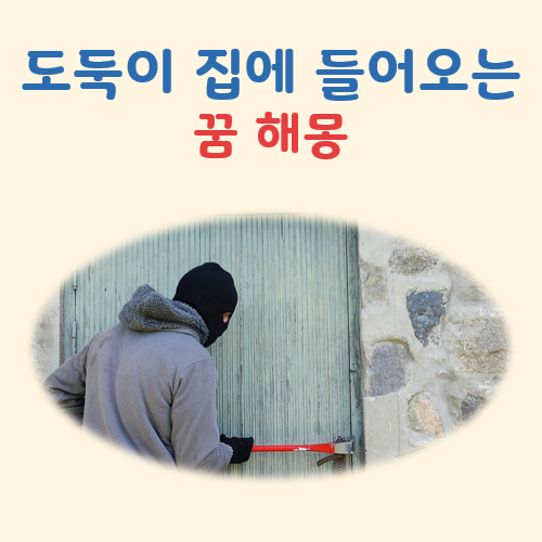 도둑이 집에 들어오는 꿈 해몽 대표 이미지