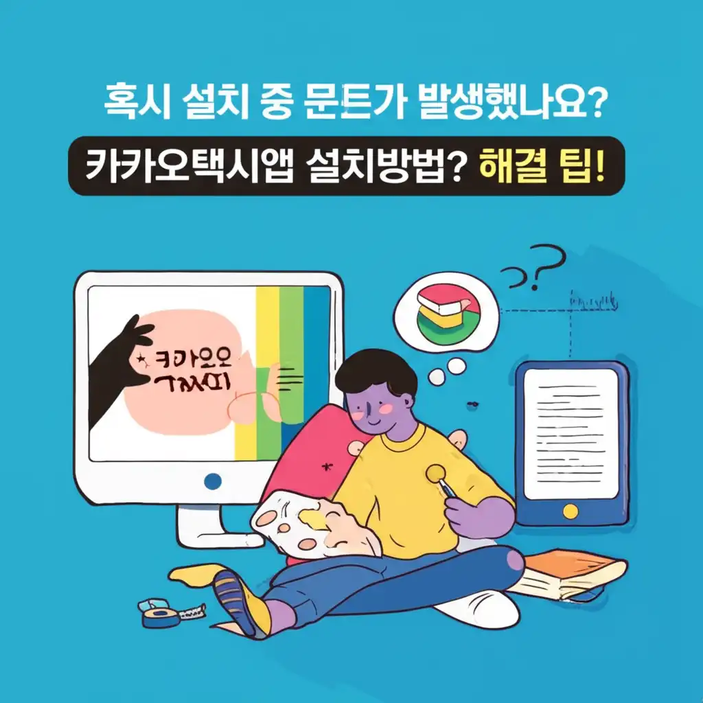 카카오택시앱설치방법_troubleshooting