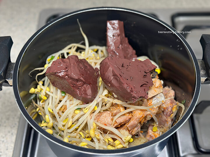 해장국-선지추가