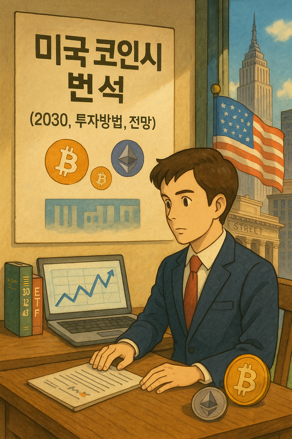 미국 코인시장 분석 (2030, 투자방법, 전망) 사진