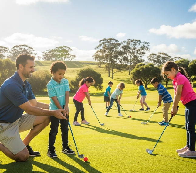 어린이 청소년 골프 교육 트렌드 (기초, 체력, 재미) 관련이미지