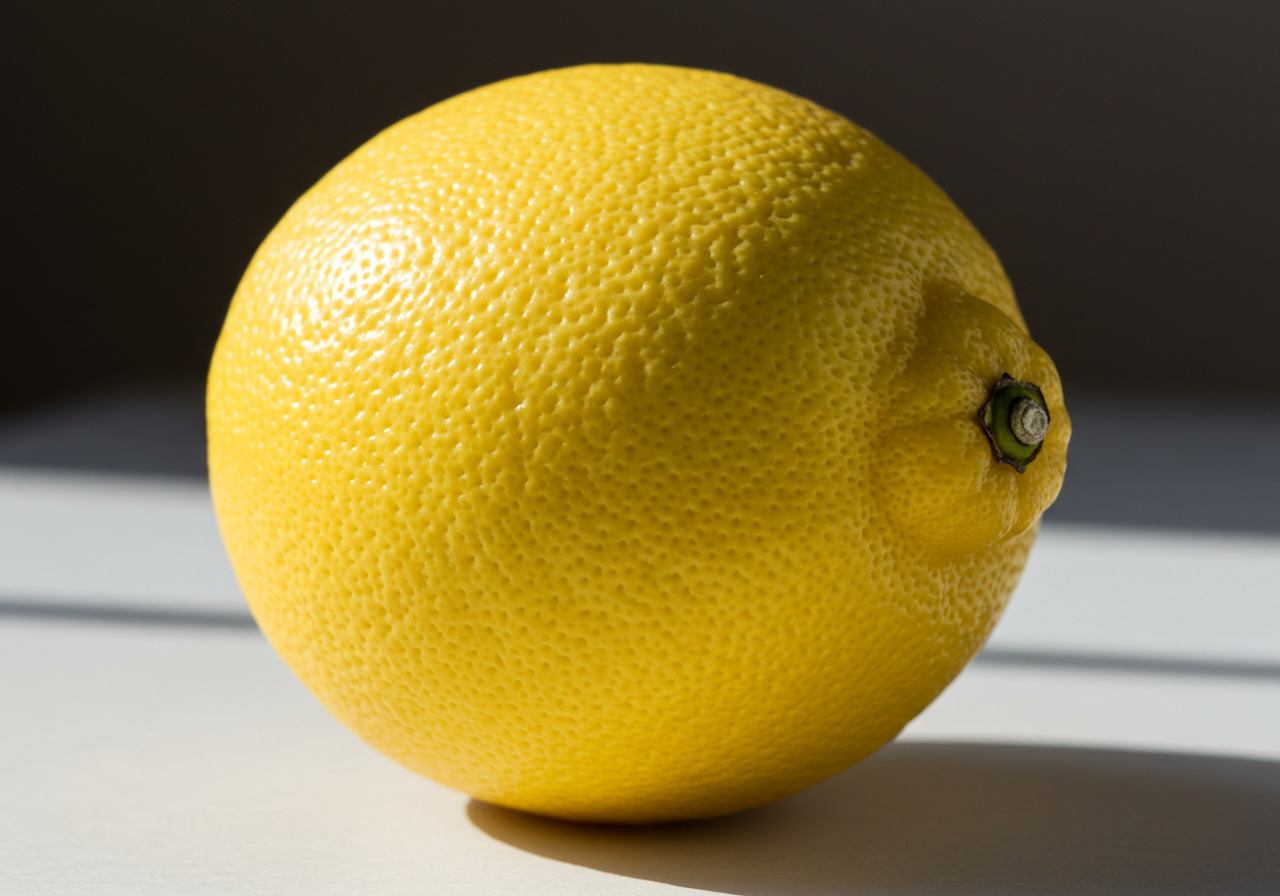 자른 레몬은 반드시 밀폐 용기에! 공기 차단이 관건이에요