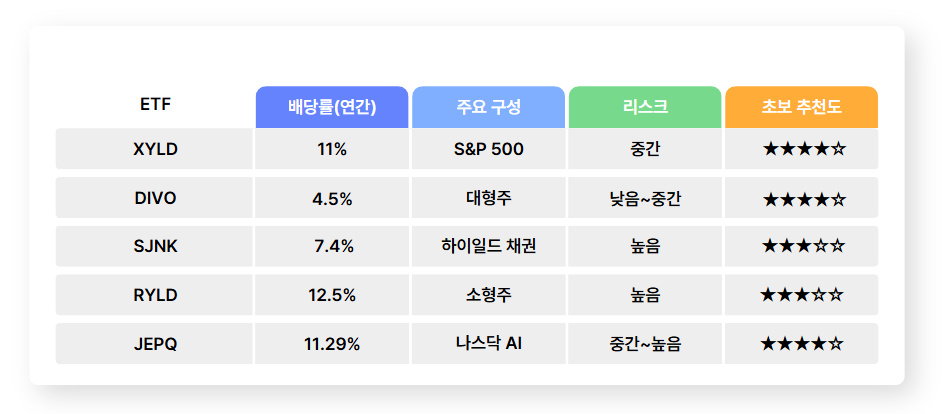 배당률/리스크 비교표 📊