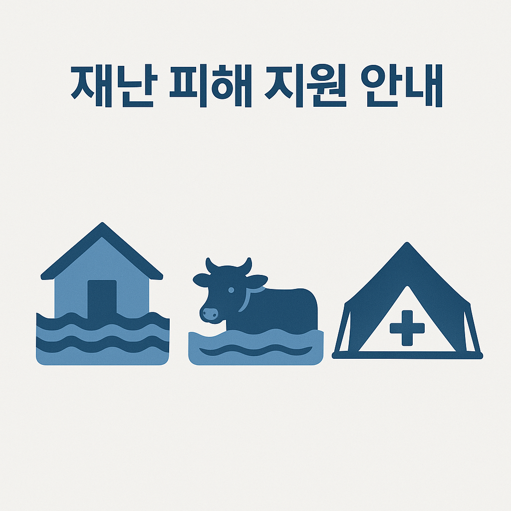 재난 피해 지원 안내