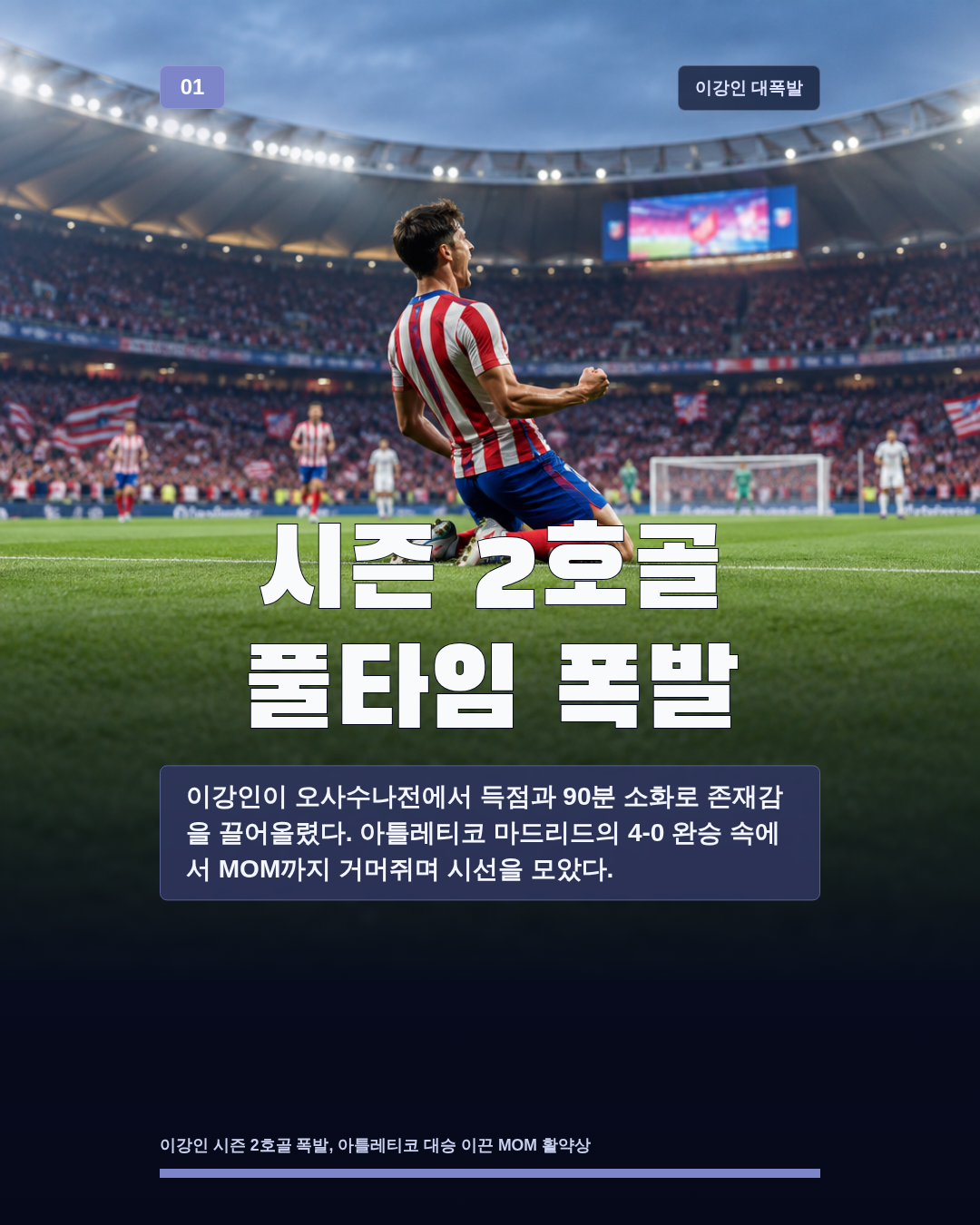 시즌 2호골 풀타임 폭발