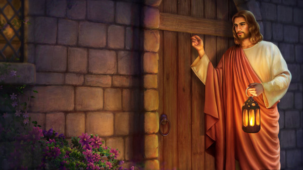 문 두드리시는 예수님