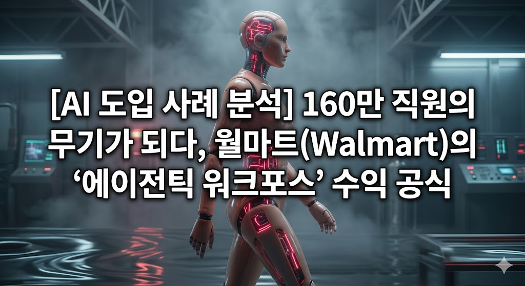 [AI 도입 사례 분석] 월마트(Walmart)의 '에이전틱 워크포스' 수익 공식
