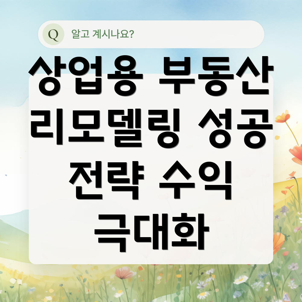 어룡동 상업용 부동산 리모델링