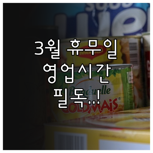 2026년 3월 홈플러스 조치원점 휴..