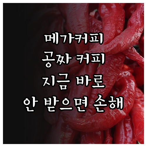 메가MGC커피 앱 설치하고 아메리카노..