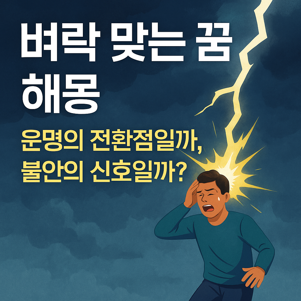 벼락 맞는꿈 해몽