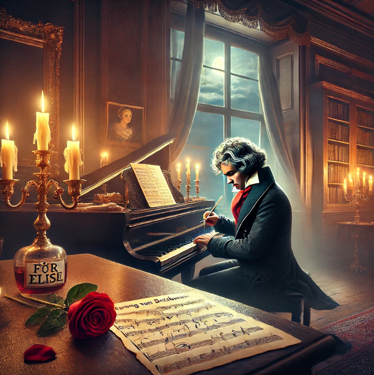 베토벤 러브레터 관련 그림