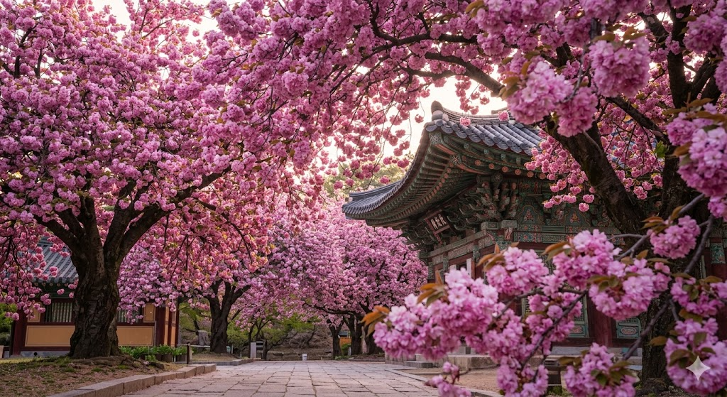 ▲ 2026 겹벚꽃 명소 베스트 5 (실시간 개화 및 주말 나들이 가이드)