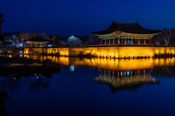 경주 동궁 야경 사진