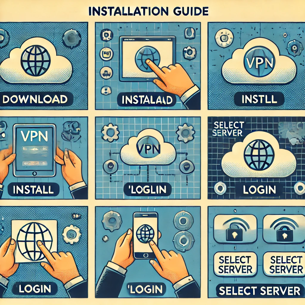 VPN 설치와 서버 선택 과정 – 해외 쇼핑몰 우회 접속을 위한 VPN 설정 가이드