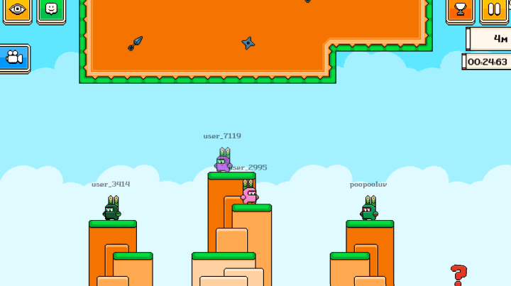 닌자-파쿠르-멀티게임-시작-화면