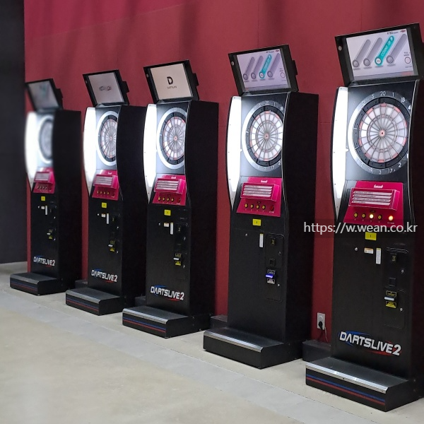 다트 기계가 있습니다.
